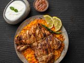 Full Chicken Charcoal With Smoked Rice