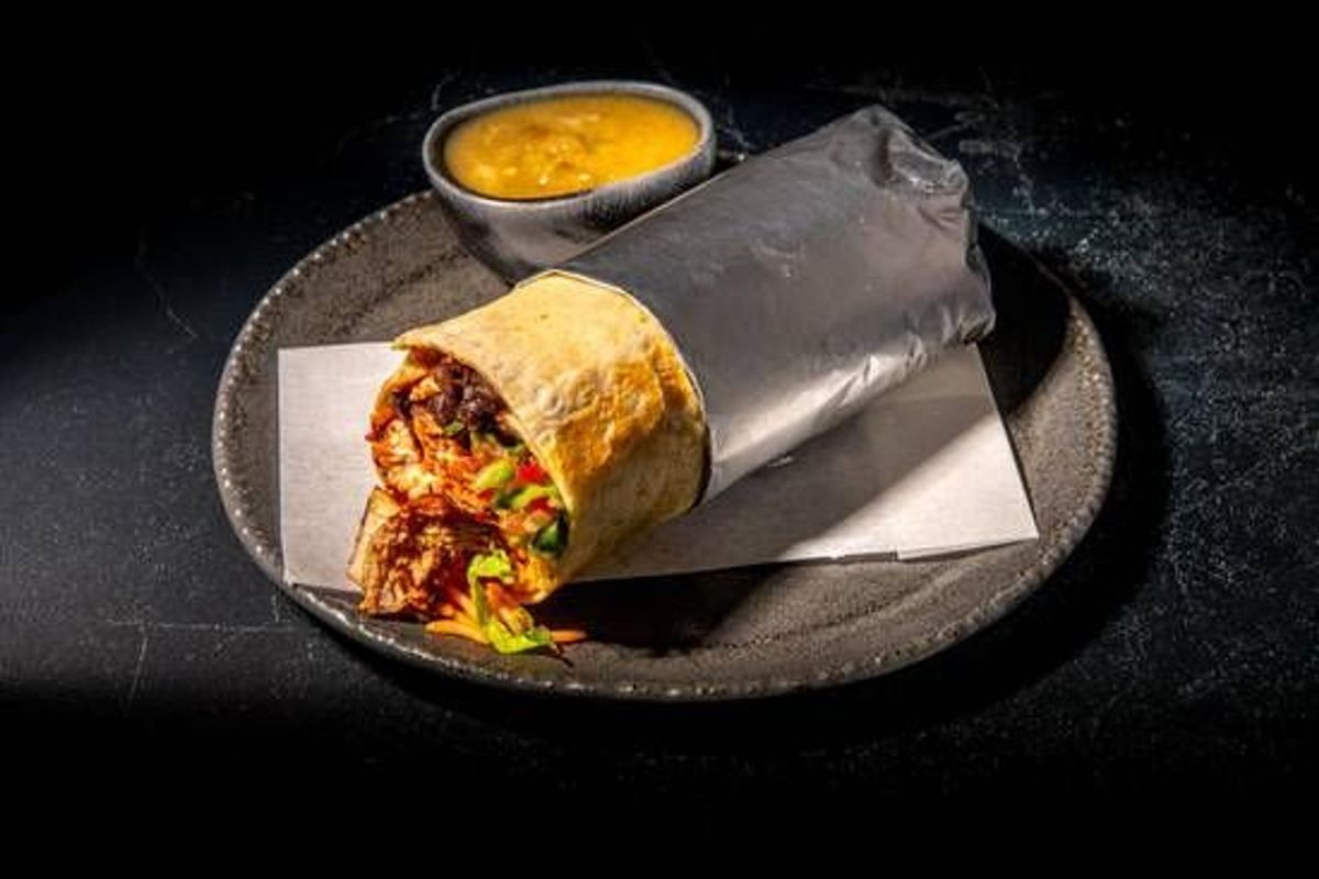 Chicken Pastor Burrito