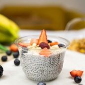 Organic Chia And Raspberry Pot