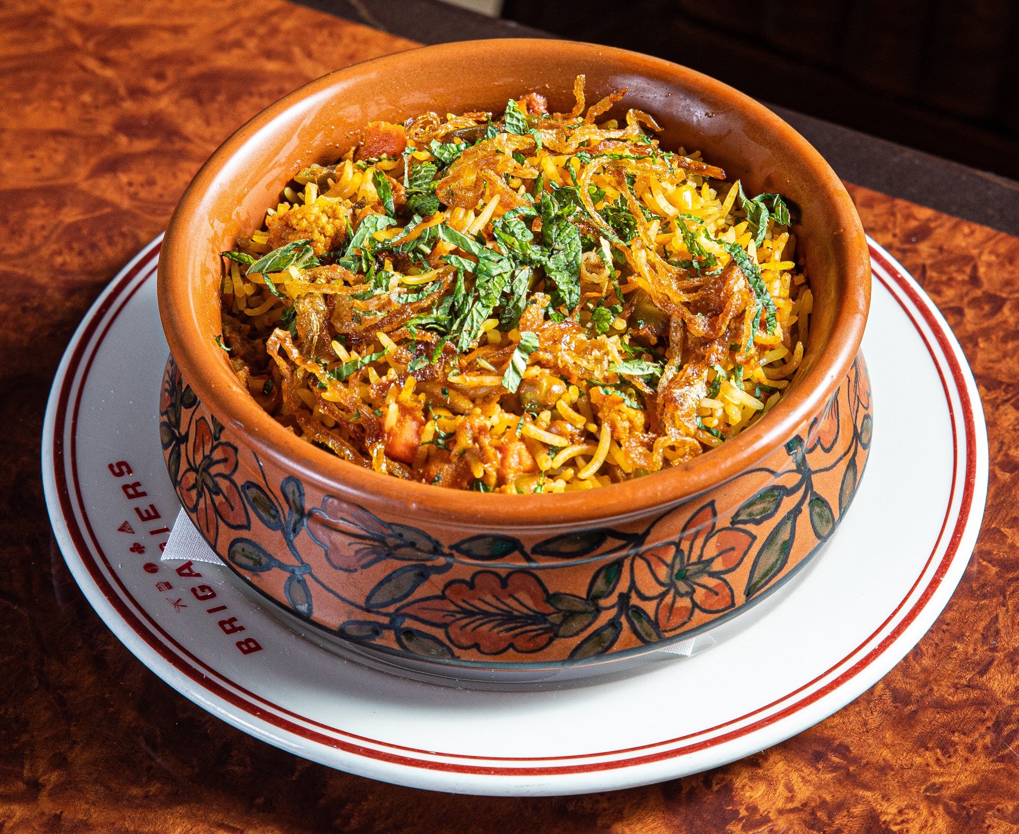South Indian Aubergine Briyani (V) (GF)