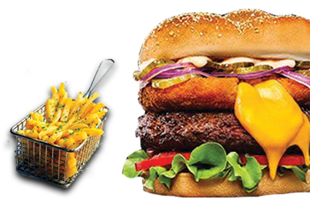 Tower Chicken Burger