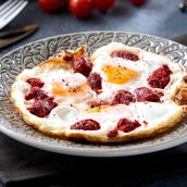 Egg with Sojouk