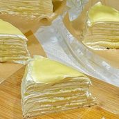 Durian Mille Crepe Cake 