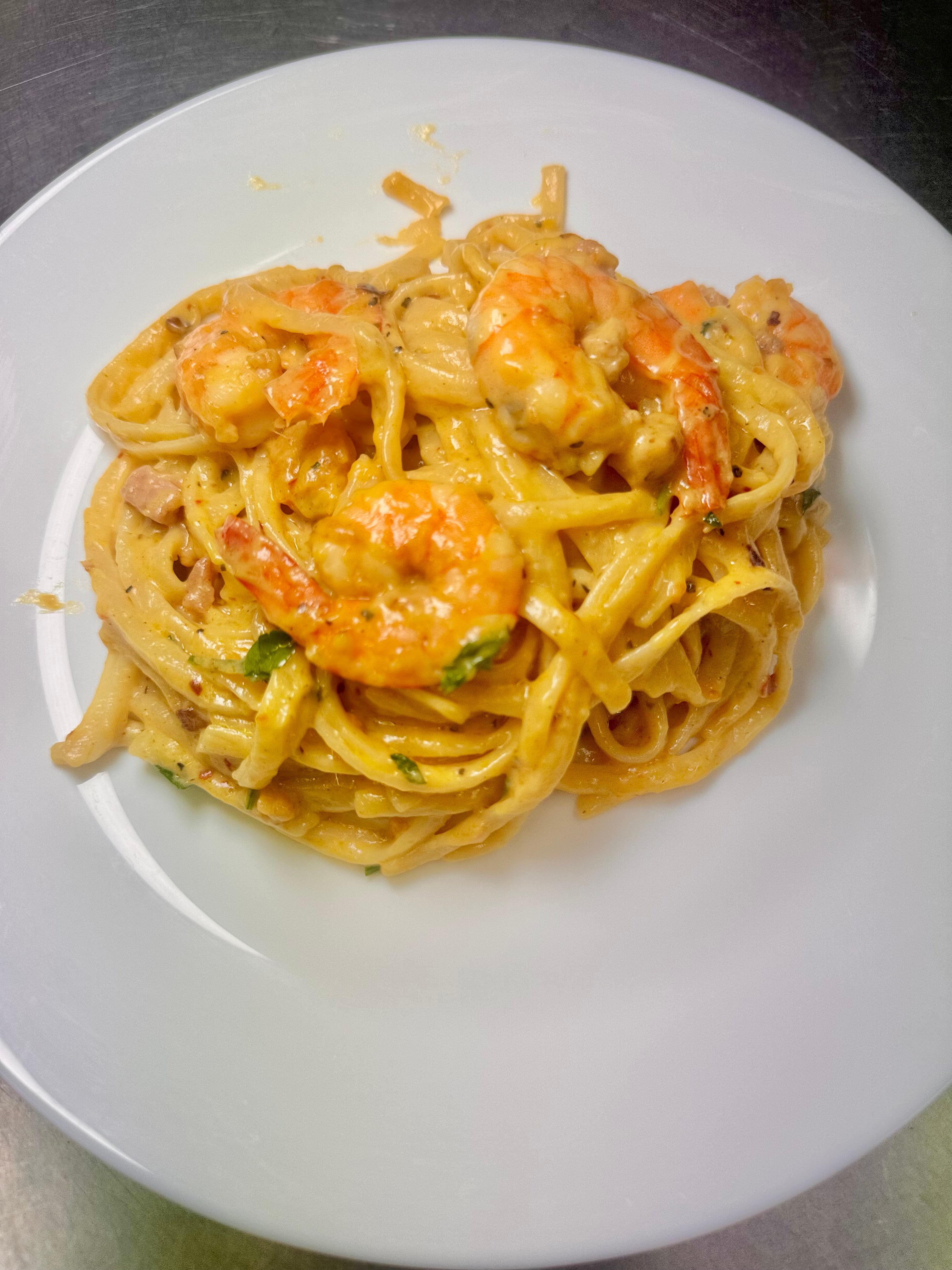 Creamy Prawn pasta