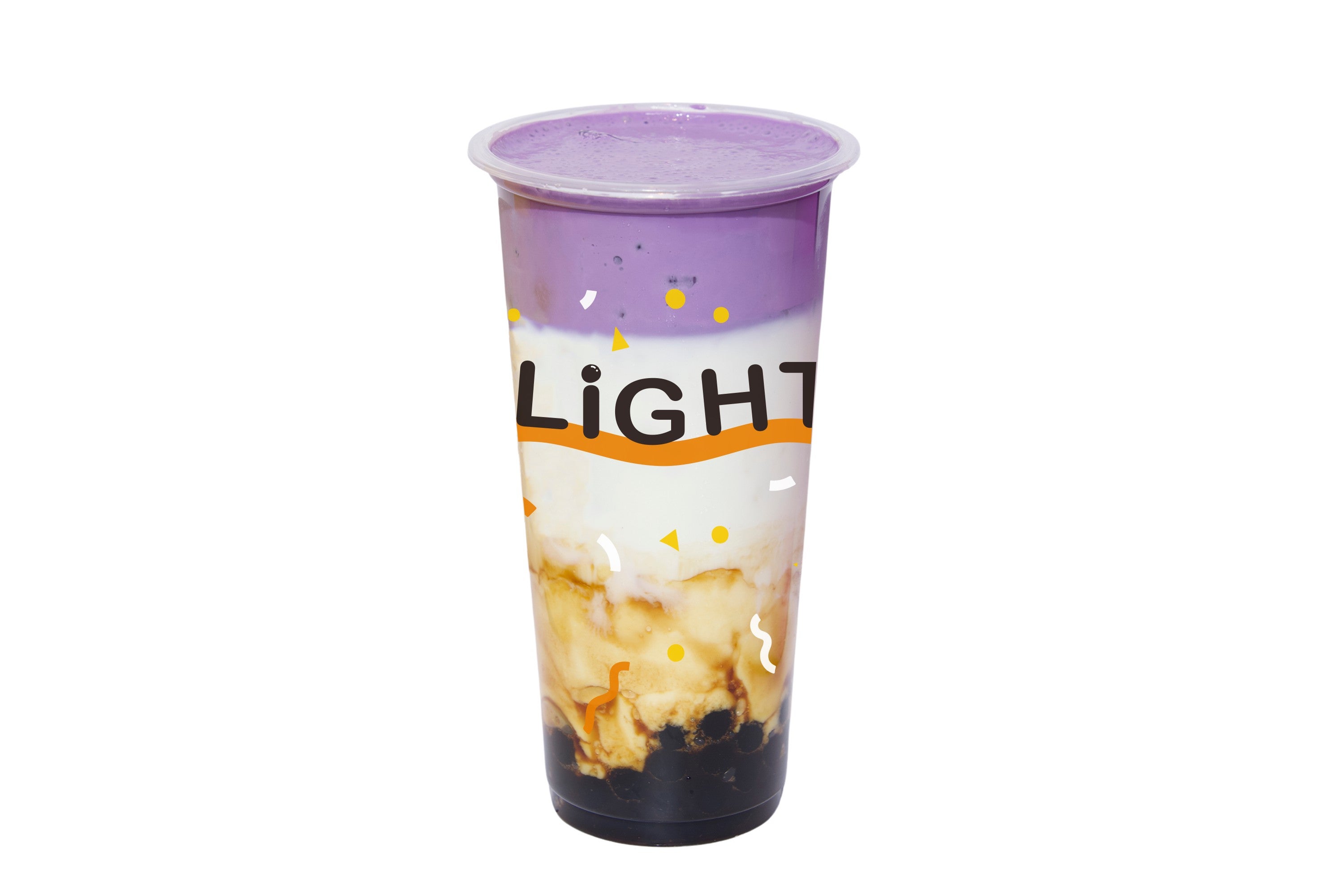 Ube Lava Bubble Crème Brulee Milk 紫薯熔岩布蕾啵啵奶茶
