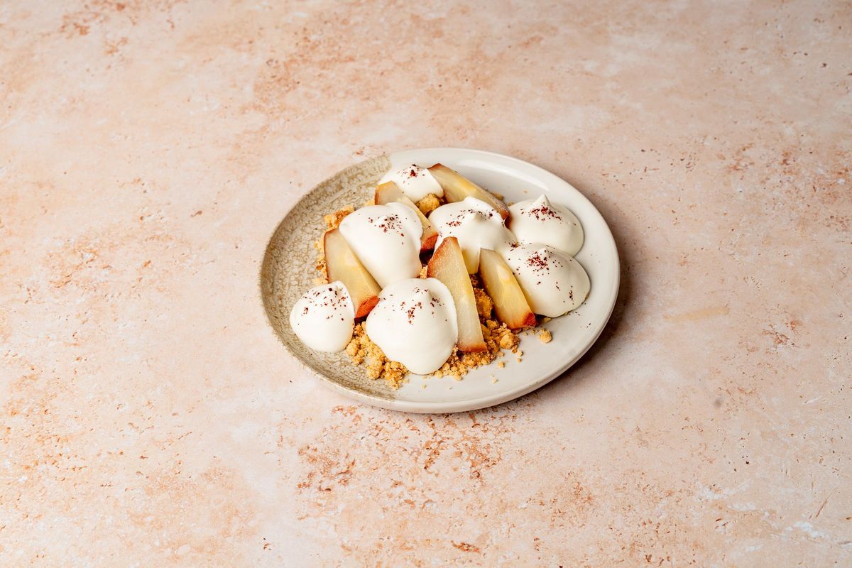 Poached pear