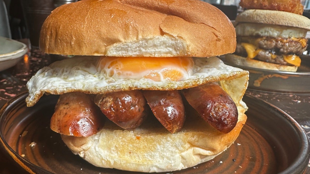 Sausage and Egg Barm