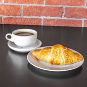 Butter Croissant With Classic Hot Beverage