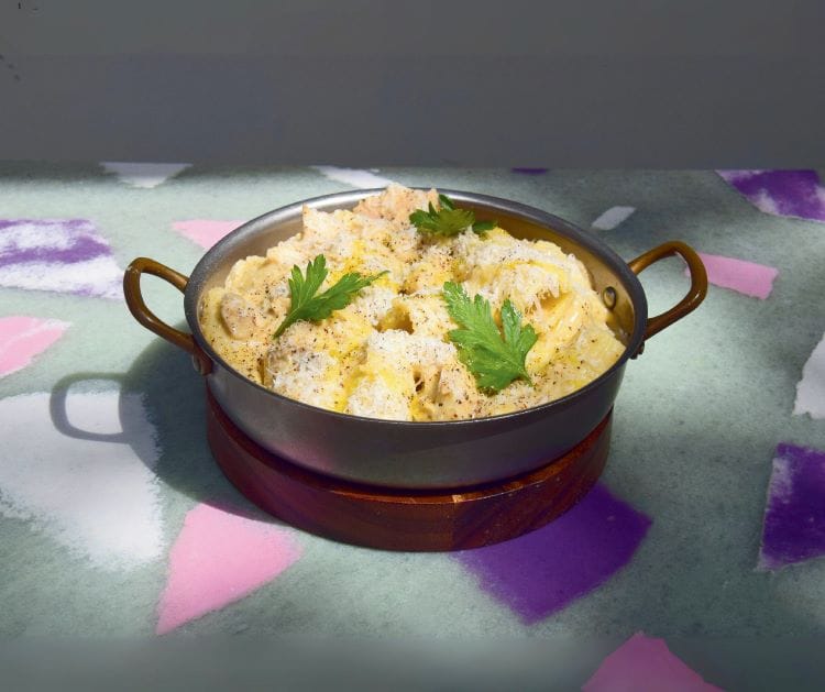 Creamy Chicken & Mushroom Rigatoni