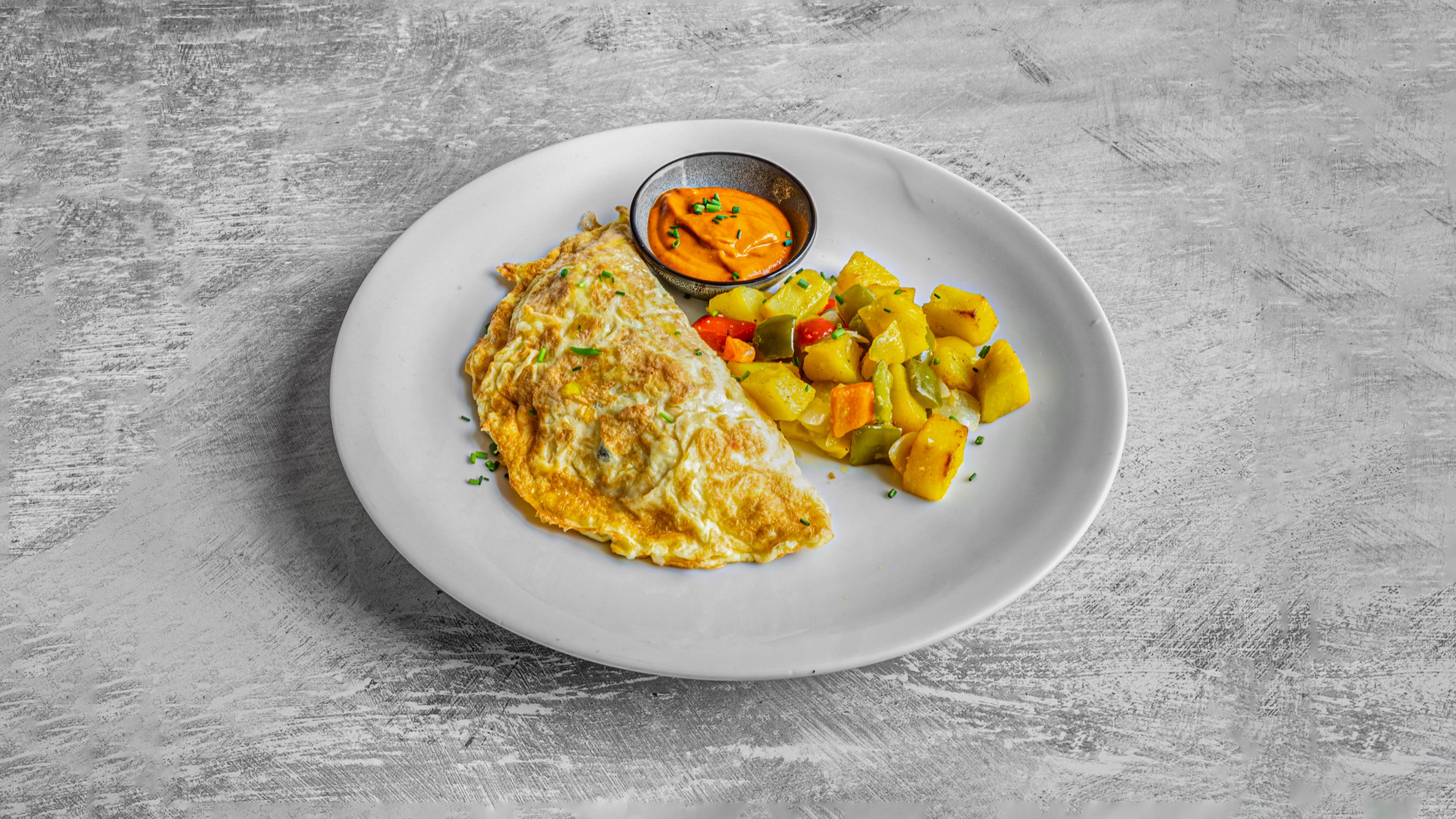 Spinach and Cheese Omelette