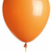 Orange Helium Balloon