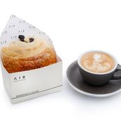 Chocolate Croissant And Cappuccino