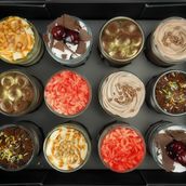 Box of 12 Cake Jars