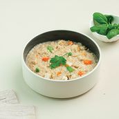 Oat Meal With Chicken And Veggies