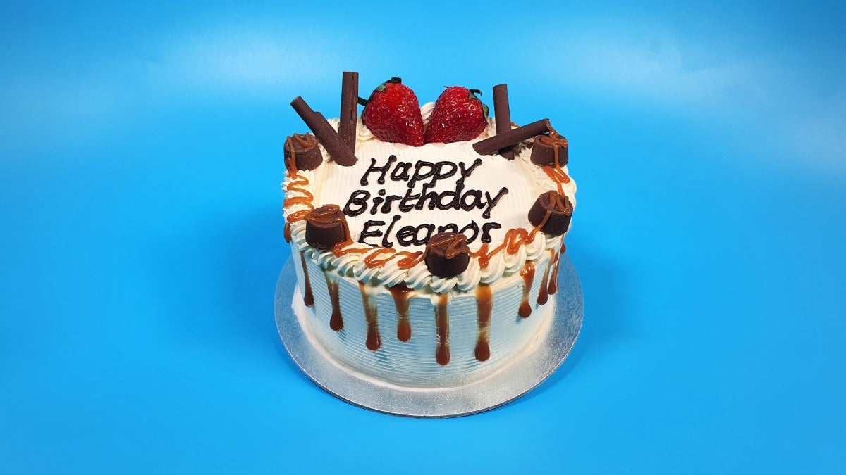 6” Round Caramel cake No.9