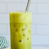 12oz Cold Pistachio Latte