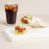 2 Parmesan Chicken Wrap and a Drink