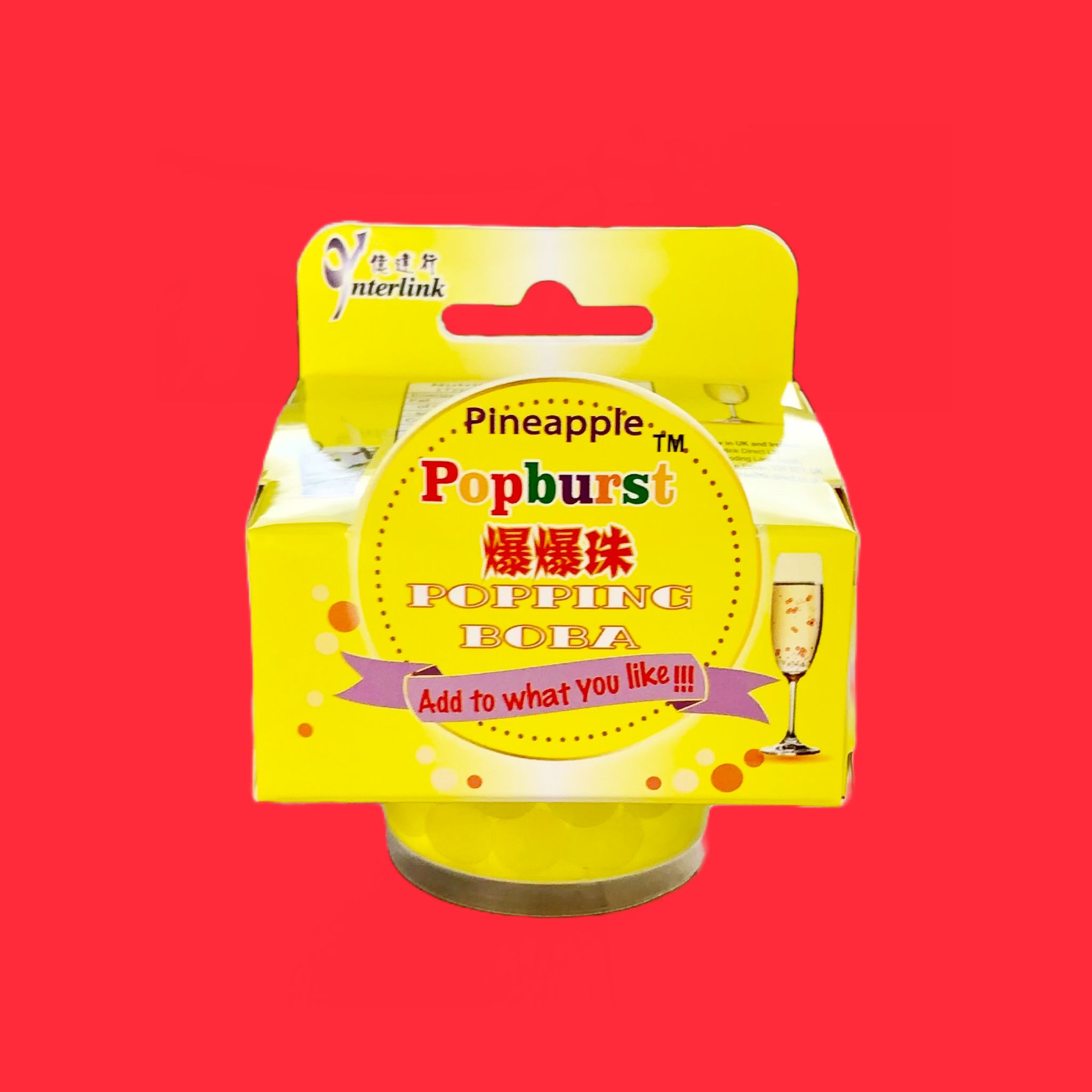 Popburst Pineapple Flavoured Popping Boba