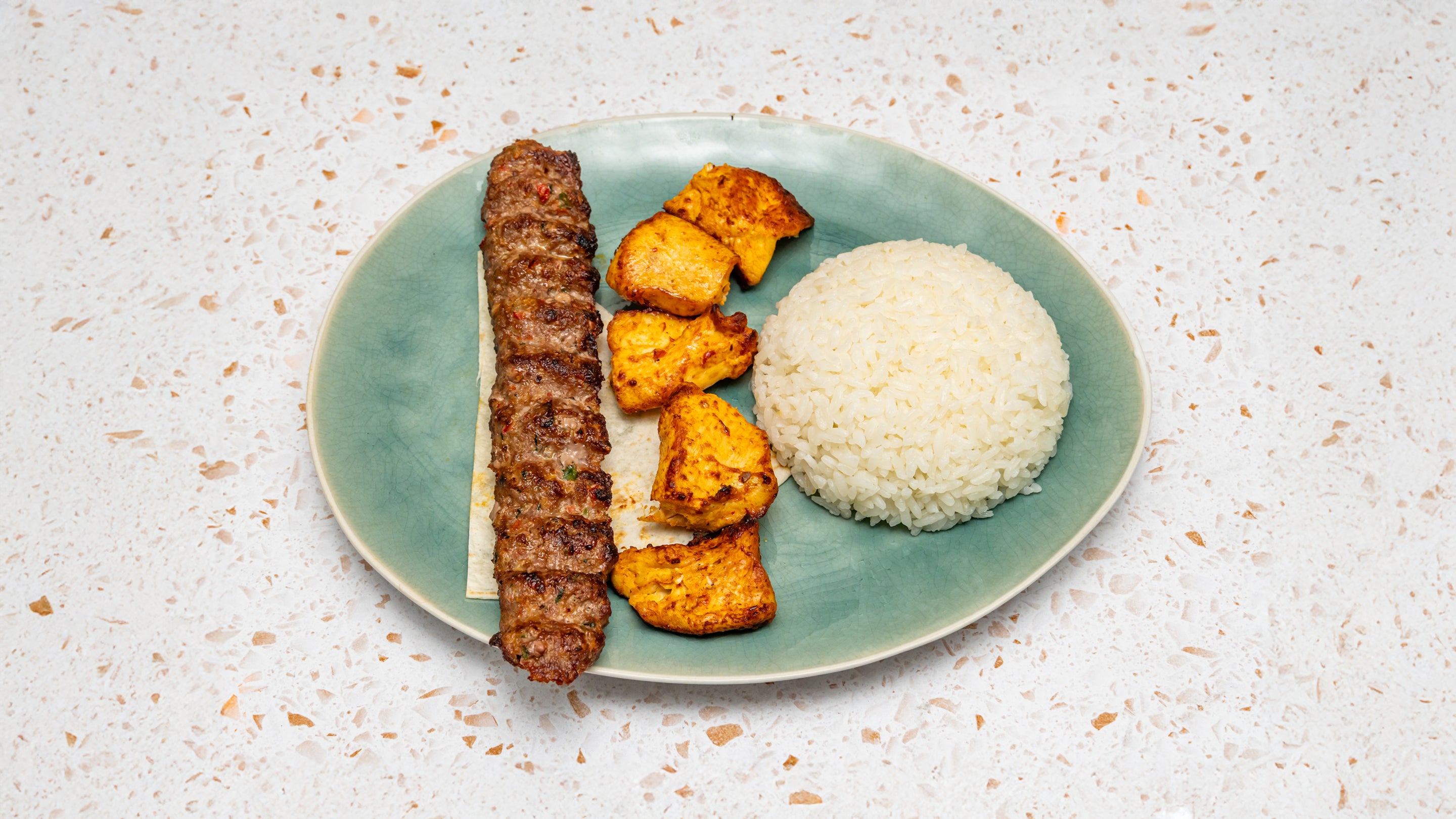 Chicken Shish with Lamb Doner