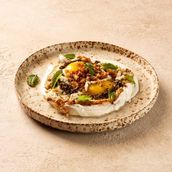 Egg Awarma with Garlic Labneh & Zaatar Olive Oil