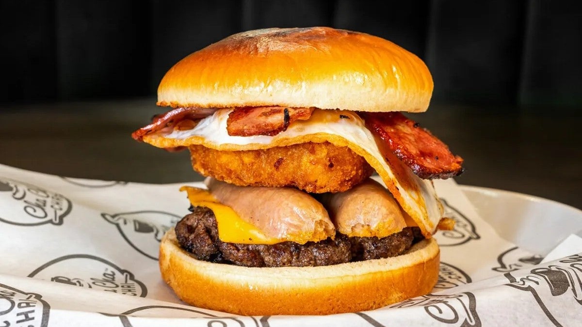 Cha Cha's Breakfast Burger