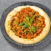 Hummus With Mix Vegetables