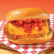 Cheetos Chicken Burger