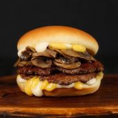 Mushroom Cheddar Burger