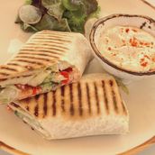 Grilled Halloumi Wrap