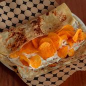Chapati potato Oman with Cheese