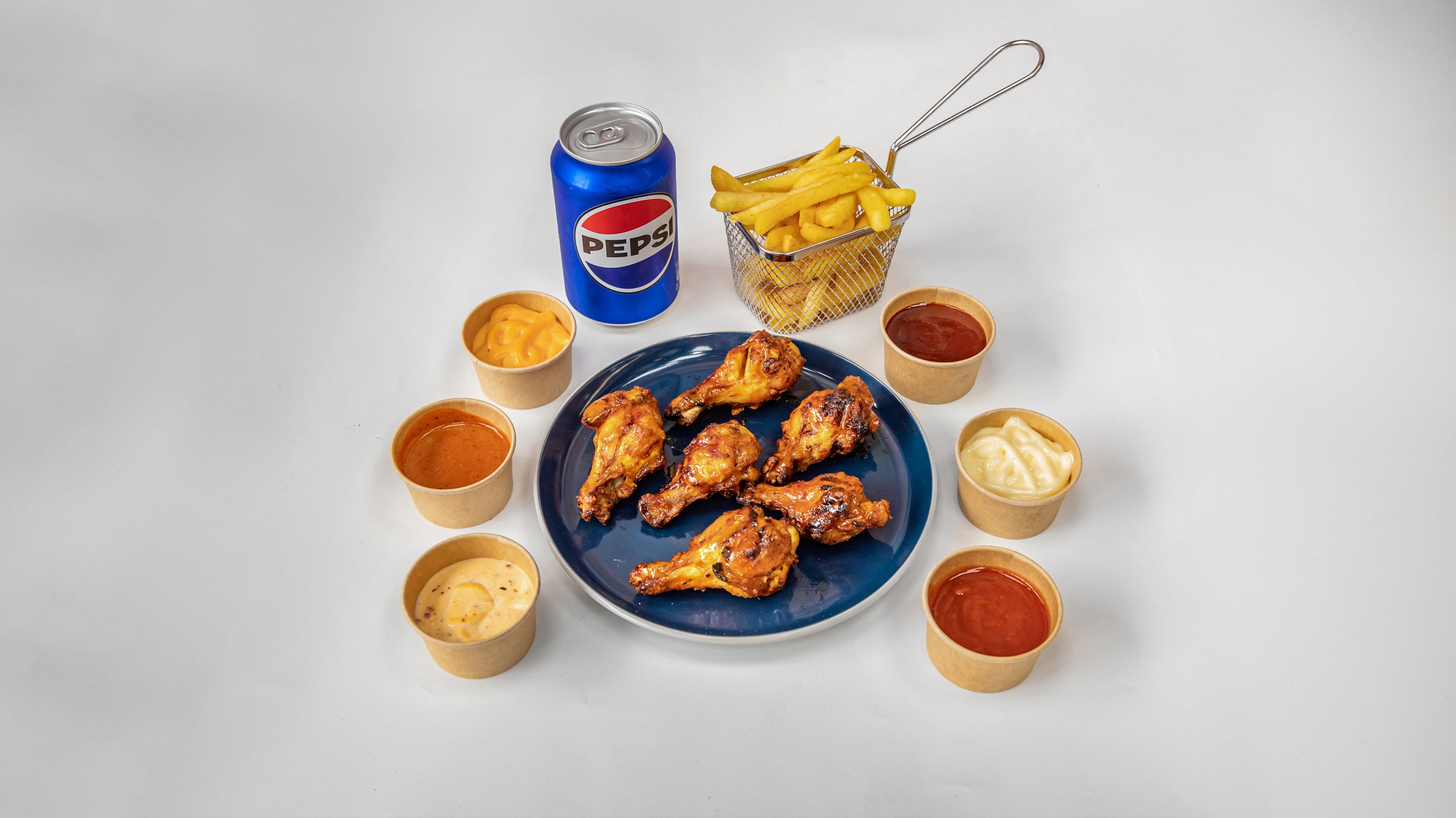 Chicken 6 Wing Meal
