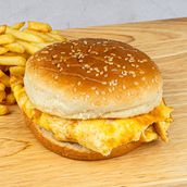 Egg Omelette Burger