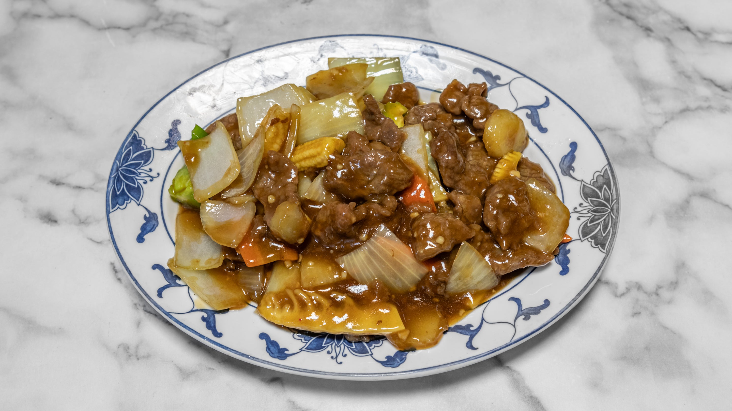 Sliced Beef in Oyster Sauce