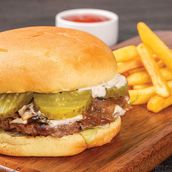 Smokehouse Camel Burger