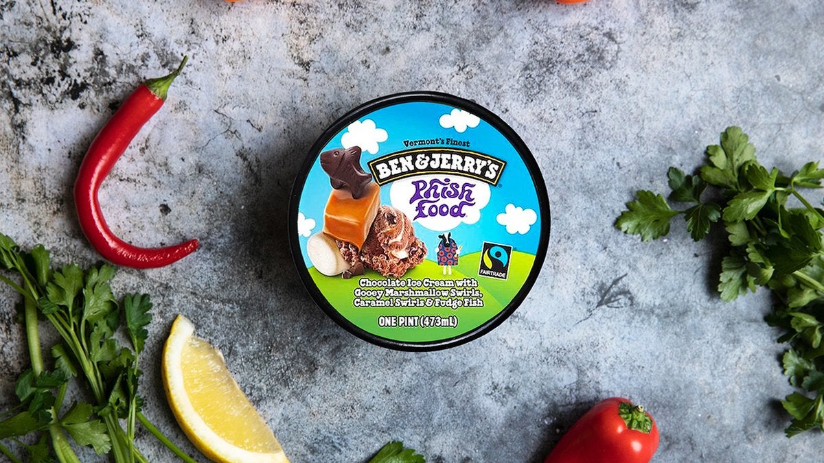 Ben & Jerry's Phish Food Ice Cream