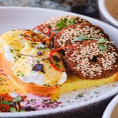 Falafel Benedict