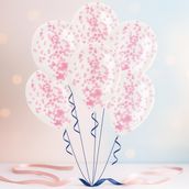 Pink Confetti Balloon