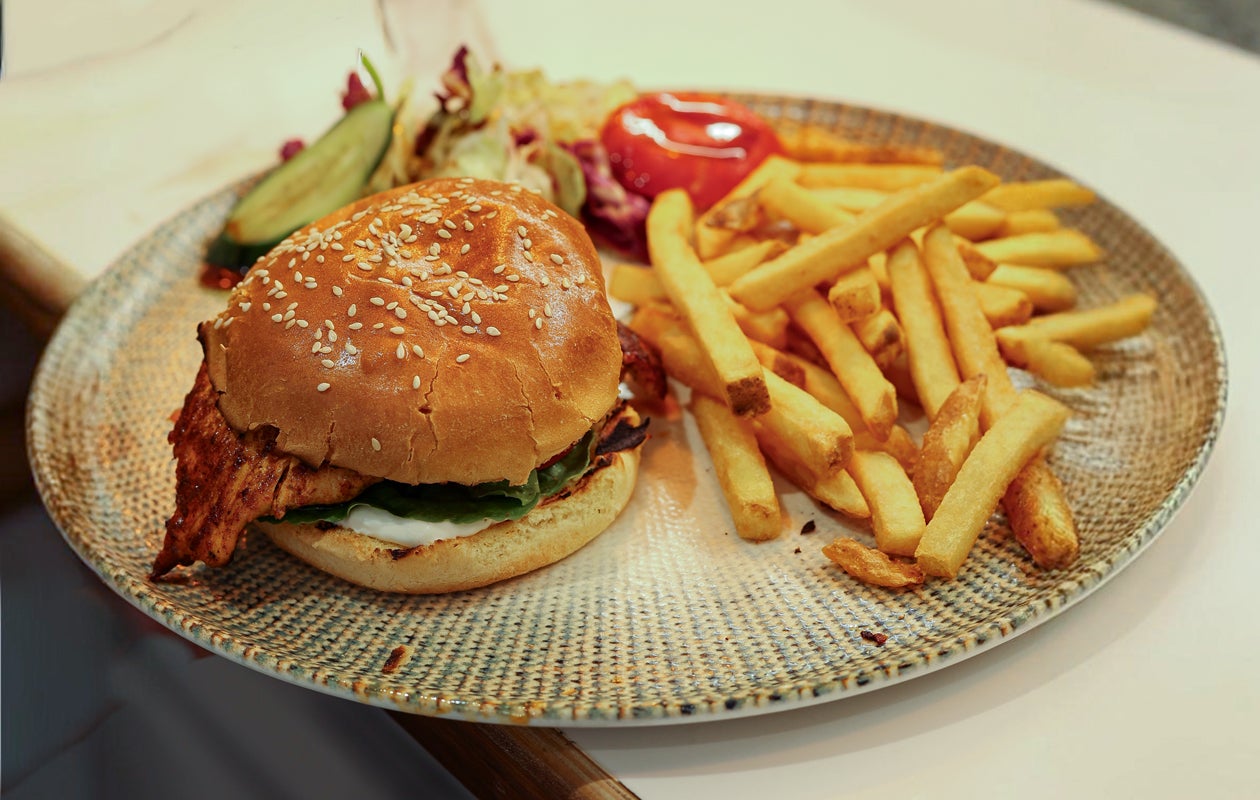 Cajun Chicken Burger