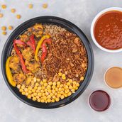 Koshari with chicken