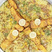 Boneless Hammour Mutabbaq Tray