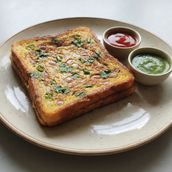Bombay style Masala French Toast