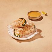 Buffalo Chicken Wrap & Lentil Soup