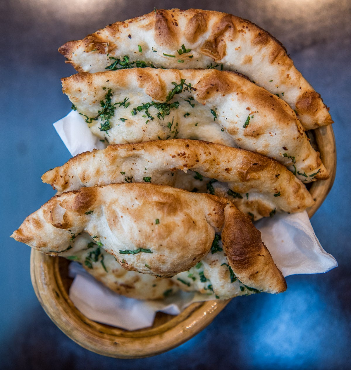 Garlic and Coriander Nan