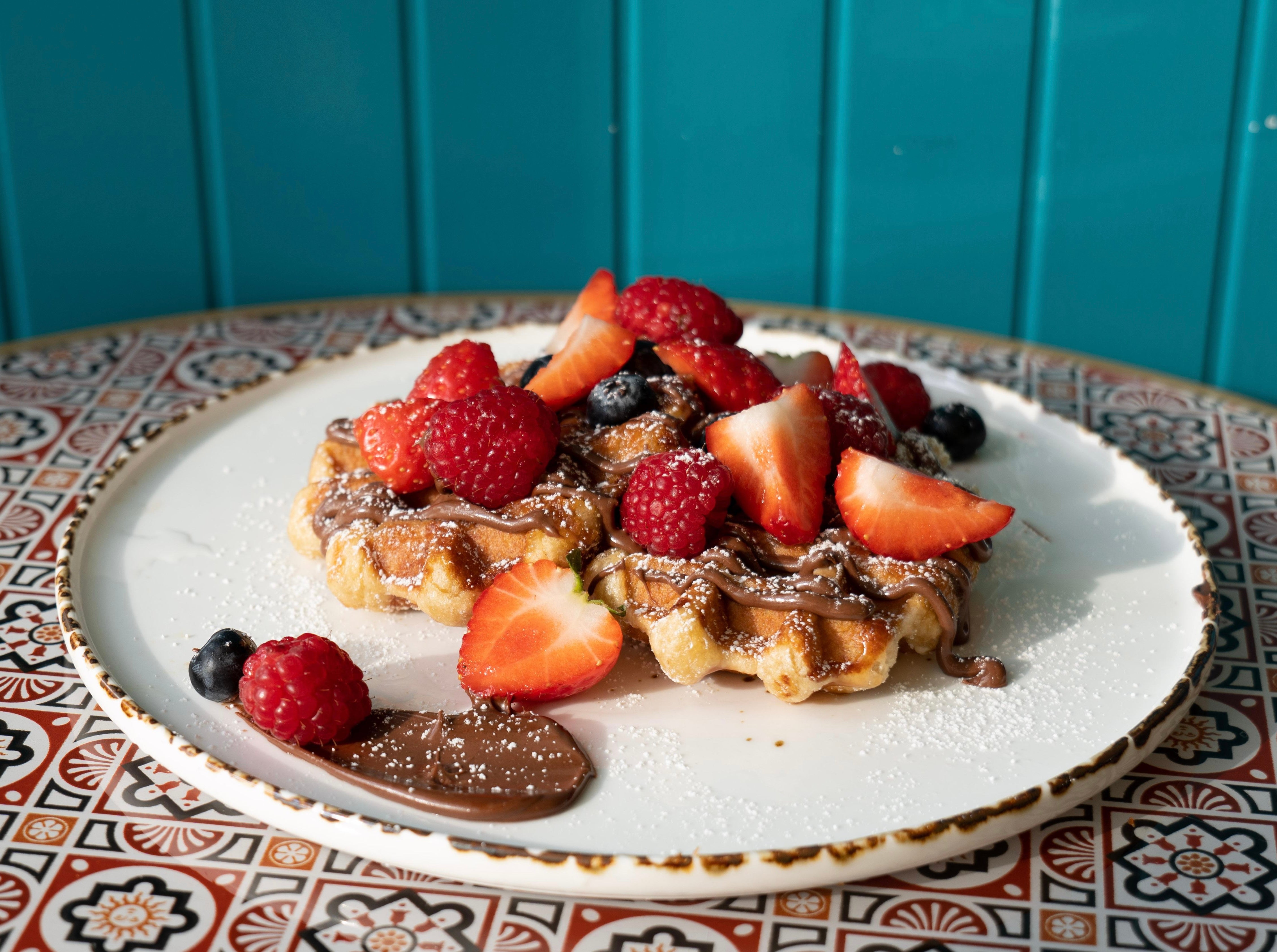 Nutella & Strawberry Waffle