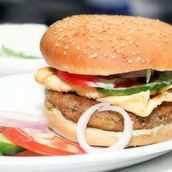 Shami With Egg Bun Kebab