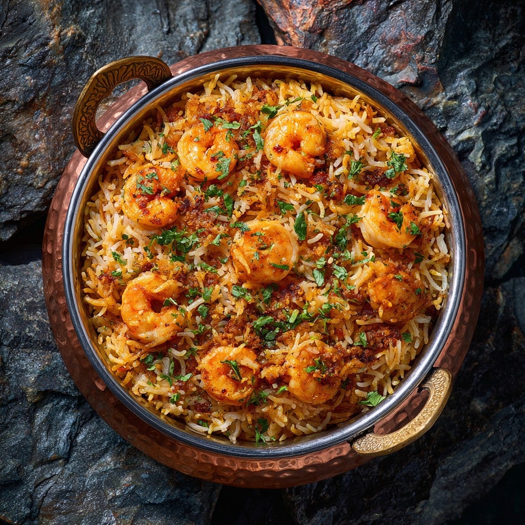 🍛🍤 Prawn Biryani