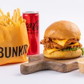 Chicken in the Bunkr meal 