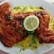 Half Grilled Chicken and Biryani Rice 