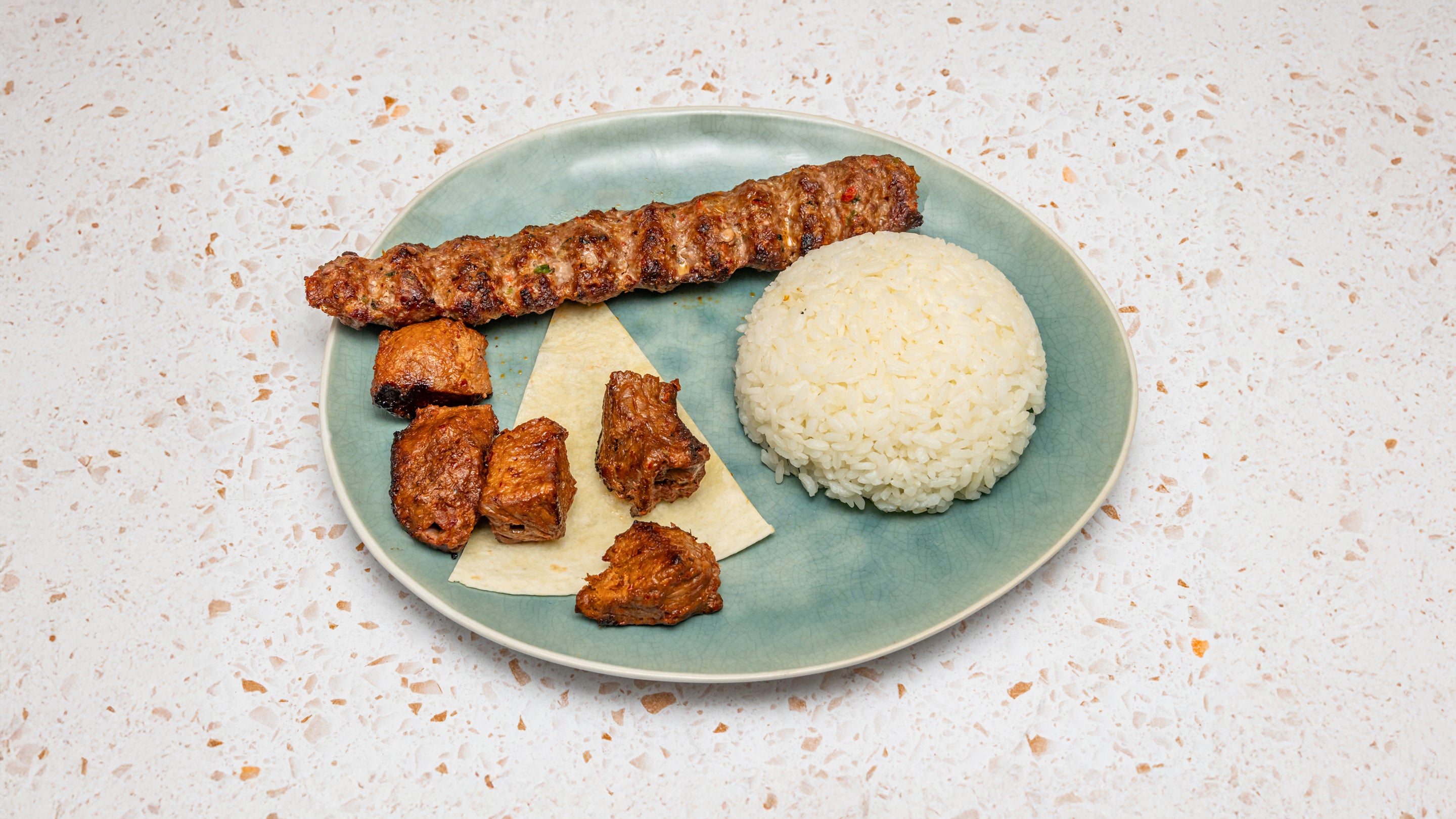 Lamb Shish with Lamb Doner