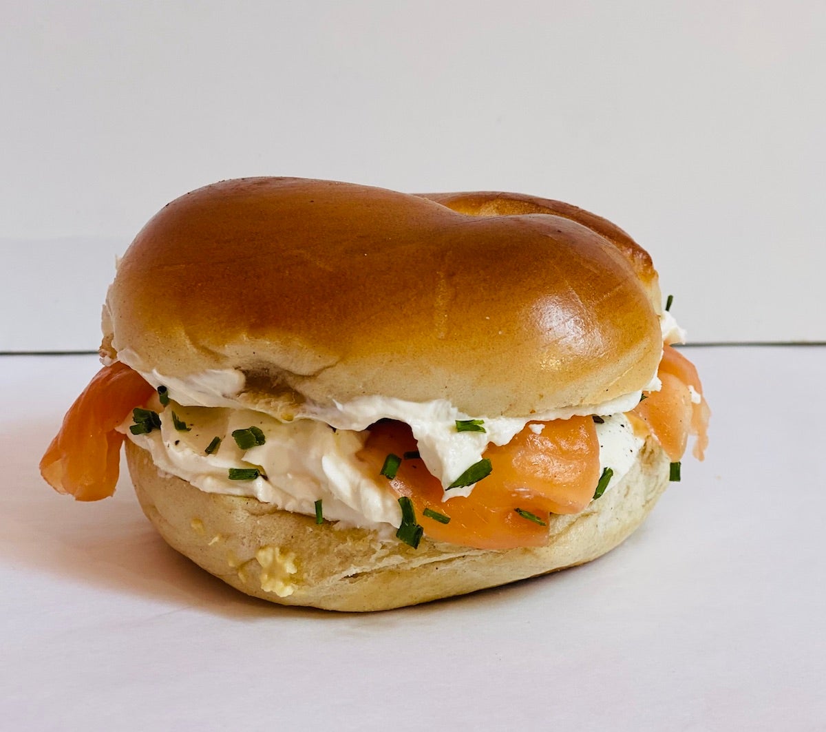 Cream Cheese & Salmon Bagel